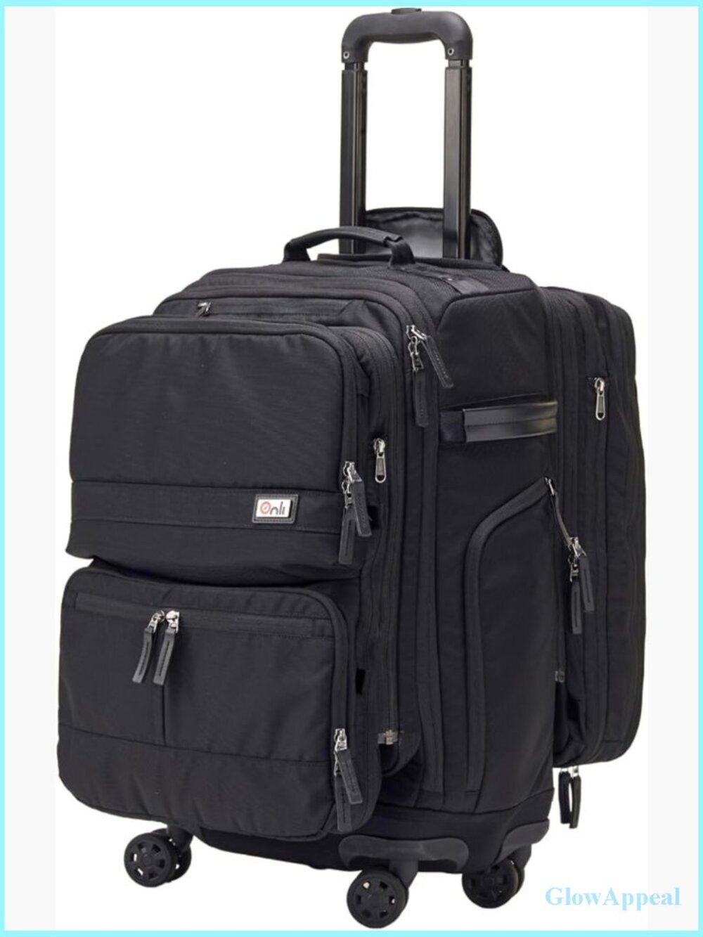 Trilogy Modular System 3-in-1 Carry-On Spinner with Two Zip-Off Bags Expandable